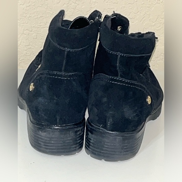 Giani Bernini Womens Bertey Suede Lace-Up Booties Memory Foam - Picture 9 of 9